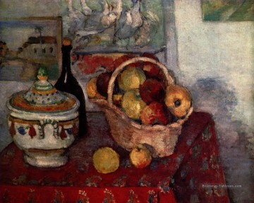  life - Nature morte avec Soup Soupière 1884 Paul Cézanne